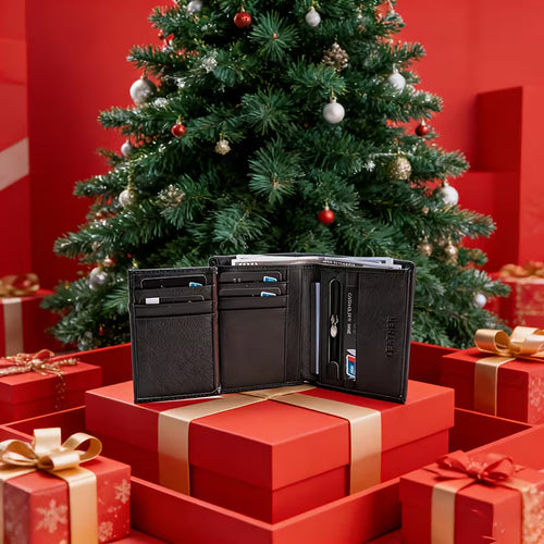 1pc Genuine Leather Wallets for Men and Women